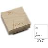 imageExcelMark Square Engraved Stamp  to from Style 2