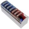 imageExcelMark Teacher Stamp Set  Motivation School Classroom Homework Grading  Refill Ink Included 7 Stamps Plus Red and Blue Ink Bottle  Storage Tray Included