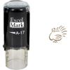 imageExcelMark Thanksgiving Rubber Stamp  Turkey Stamp  Brown Ink