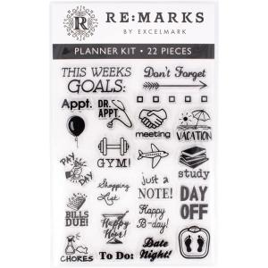 imageExcelMark Cling Stamp Set Planner
