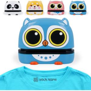 imageExcelMark Clothing Name Stamp for Kids Waterproof Ink Perfect for Daycare Camp and School PandaOwl