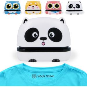 imageExcelMark Clothing Name Stamp for Kids Waterproof Ink Perfect for Daycare Camp and School PandaPanda