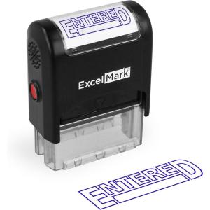 imageExcelMark Copy  SelfInking Rubber Stamp  A1539 Blue InkENTERED