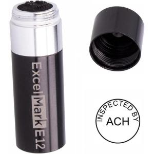imageExcelMark Custom Heavy Duty Inspection Stamp  12quot Round Impression
