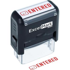 imageExcelMark Entered Stamp BoxEntered With Arrow