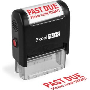 imageExcelMark Final Notice Final Statement  Self Inking Bill Collection Stamp in Red InkPAST DUE PLEASE REMIT TODAY
