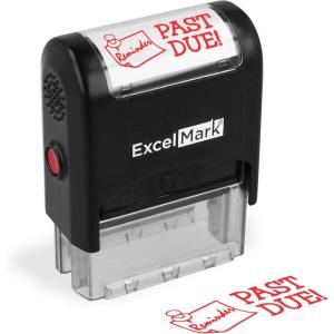 imageExcelMark Final Notice Final Statement  Self Inking Bill Collection Stamp in Red InkREMINDER PAST DUE