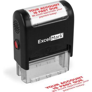 imageExcelMark Final Notice Final Statement  Self Inking Bill Collection Stamp in Red InkYOUR ACCOUNT IS PAST DUE