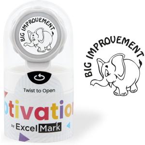imageExcelMark Funny Teacher Stamp  Choose from 5 Colors BrilliantBig Improvement