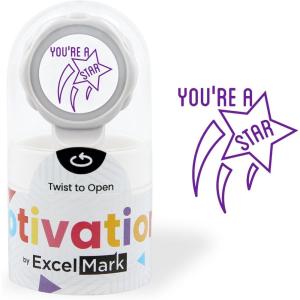 imageExcelMark Funny Teacher Stamp  Choose from 5 Colors BrilliantYoure a Star