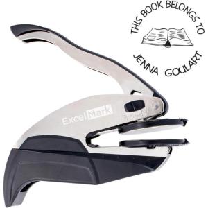 imageExcelMark Hand Held Embosser  This Book Belongs to  Style 37
