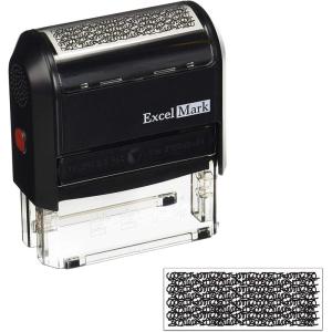 imageExcelMark Identity Theft Protection Rubber Stamp  Small 42020SEC