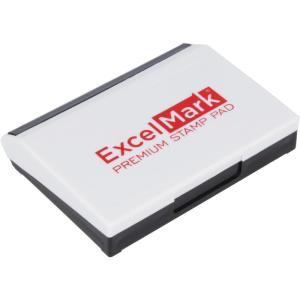 imageExcelMark Ink Pads for Rubber Stamps Medium Size 258 by 414 BrownRed