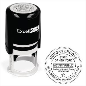 imageExcelMark Notary Stamp for All 50 States  Official State Seal  New Jersey  RoundNew York
