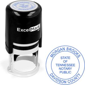 imageExcelMark Notary Stamp for All 50 States  Official State Seal  New Jersey  RoundTennessee