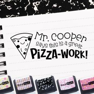 imageExcelMark Personalized Teacher Stamps for Classroom  Custom Stamps for Grading  Puns of Praise with 12 Stylish Mount Patterns Pink Mount Youre One Smart CookieBlack Mount