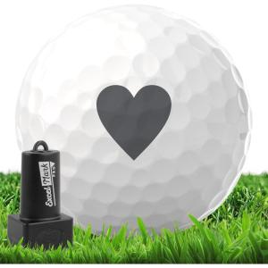 imageExcelMark Pro Golf Ball Stamp  Easy Ball Identification  Choose from 25 Styles and 4 ColorsHeart