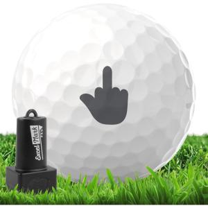 imageExcelMark Pro Golf Ball Stamp  Easy Ball Identification  Choose from 25 Styles and 4 ColorsMiddle Finger
