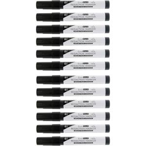 imageExcelMark Security Redaction Marker 12 pack1 Count Pack of 12