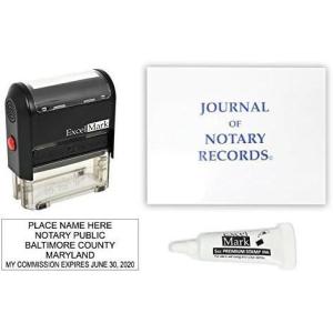 imageExcelMark Self Inking Notary Stamp Kit  Maryland