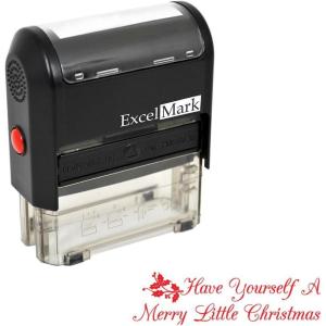 imageExcelMark SelfInking Rubber Stamp  Have Yourself a Merry Little Christmas