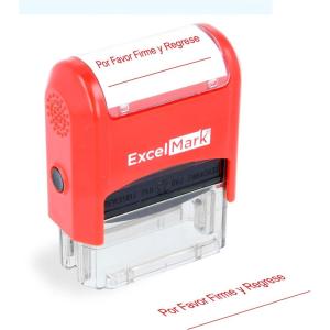 imageExcelMark SelfInking Rubber Teacher Grading Stamp  BUEN TrabajoFIRME Y REGRESE