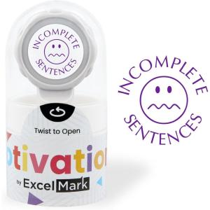 imageExcelMark Teacher Stamp of Corrections  Choose from 5 Colors IncIncomplete Sentences