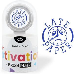 imageExcelMark Teacher Stamp of Corrections  Choose from 5 Colors IncLate Paper