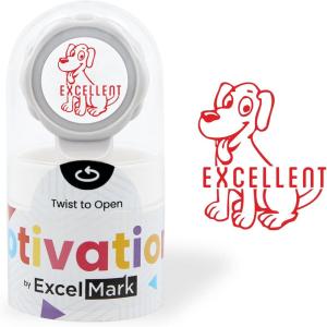 imageExcelMark Teacher Stamp of Encouragement  Choose from 5 Colors Excellent DogExcellent Dog