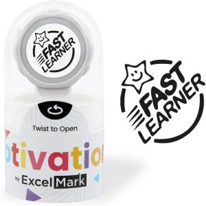 imageExcelMark Teacher Stamp of Encouragement  Choose from 5 Colors Excellent DogFast Learner