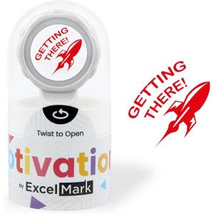 imageExcelMark Teacher Stamp of Encouragement  Choose from 5 Colors Excellent DogGetting There Rocket