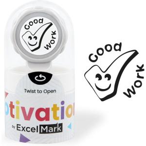 imageExcelMark Teacher Stamp of Encouragement  Choose from 5 Colors Excellent DogGood Work Check Mark