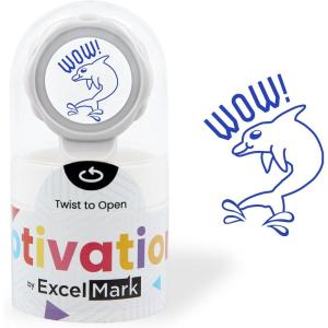 imageExcelMark Teacher Stamp of Encouragement  Choose from 5 Colors Excellent DogWow Dolphin