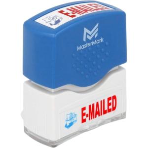 imageMasterMark Premium 2Color PreInked Office Stamp CompletedEMailed