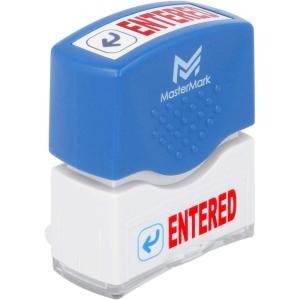 imageMasterMark Premium 2Color PreInked Office Stamp CompletedEntered