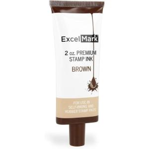 imageSelf Inking Stamp Refill Ink  2 oz  Brown Ink