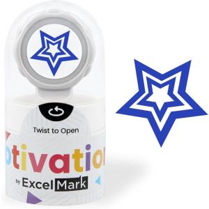 imageTeacher Stamps for Classroom  Choose from 5 Colors StarTilted Star