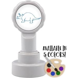 imageTeacher Stamps for Classroom  Choose from 5 Colors StarTriceratops
