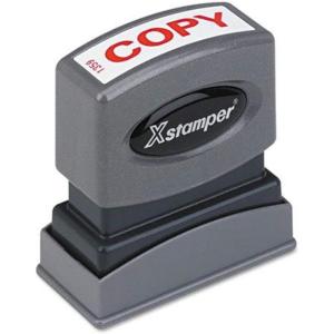 imageXstamper OneColor Title Message Stamp quotCopy quot PreInkedReInkable Red 1359