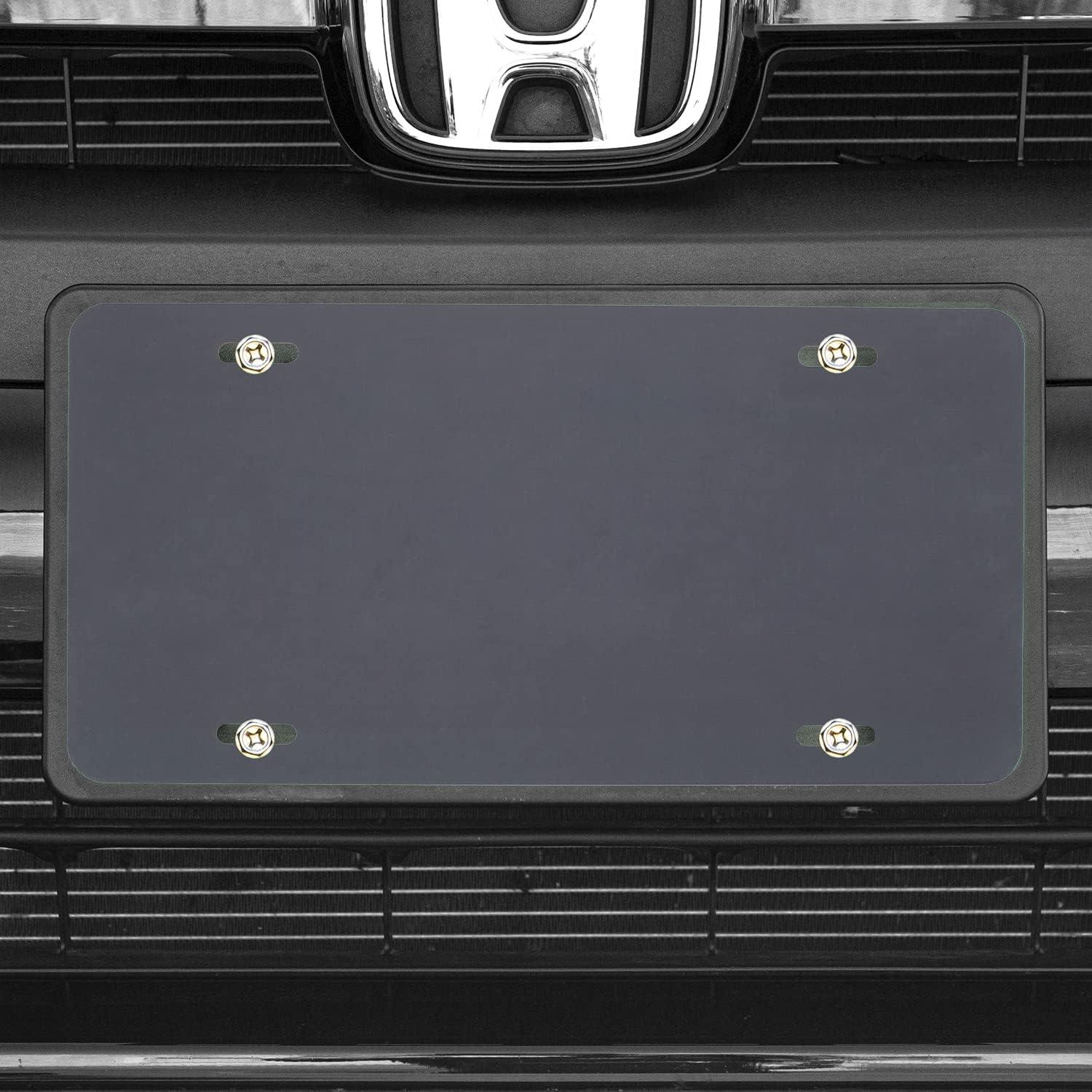 imageExcelMark Custom License Plate for Front of Car  Personalized Car Tags  6quotx 12quotUniversal Fit RedCharcoal
