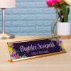 imageExcelMark 2 X 8 Floral Designer Name Plate Style 7Style 1