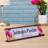 imageExcelMark 2 X 8 Floral Designer Name Plate Style 7Style 2