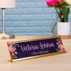 imageExcelMark 2 X 8 Floral Designer Name Plate Style 7Style 4