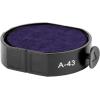 imageExcelMark A43 Self Inking Replacement Ink Pads  Purple