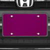 imageExcelMark Custom License Plate for Front of Car  Personalized Car Tags  6quotx 12quotUniversal Fit RedCranberry