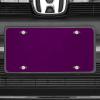 imageExcelMark Custom License Plate for Front of Car  Personalized Car Tags  6quotx 12quotUniversal Fit RedEggplant