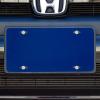 imageExcelMark Custom License Plate for Front of Car  Personalized Car Tags  6quotx 12quotUniversal Fit RedNavy Blue