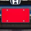 imageExcelMark Custom License Plate for Front of Car  Personalized Car Tags  6quotx 12quotUniversal Fit RedRed