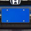 imageExcelMark Custom License Plate for Front of Car  Personalized Car Tags  6quotx 12quotUniversal Fit RedRoyal Blue
