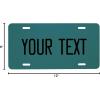 imageExcelMark Custom License Plate for Front of Car  Personalized Car Tags  6quotx 12quotUniversal Fit RedTeal